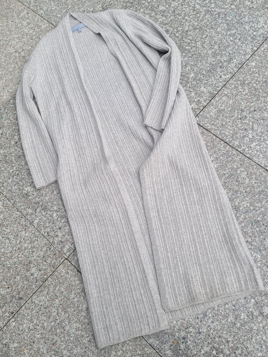 Tse Cashmere Ribbed Open Front Cardigan